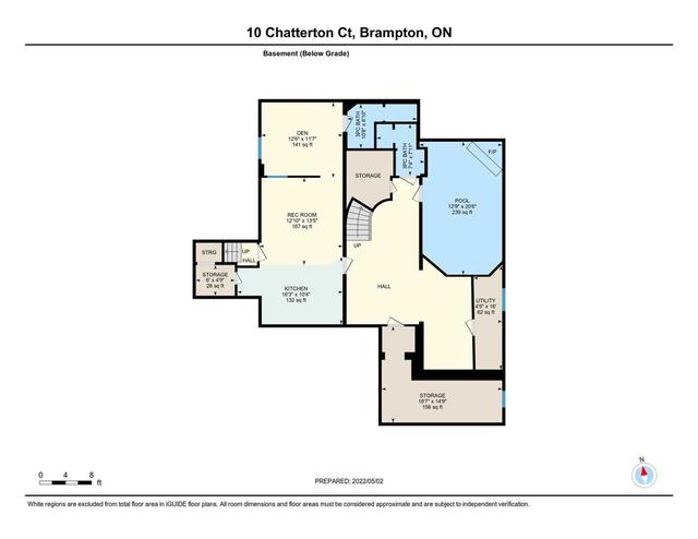 10 Chatterton Crt, House detached with 4 bedrooms, 5 bathrooms and 6 parking in Brampton ON | Image 35