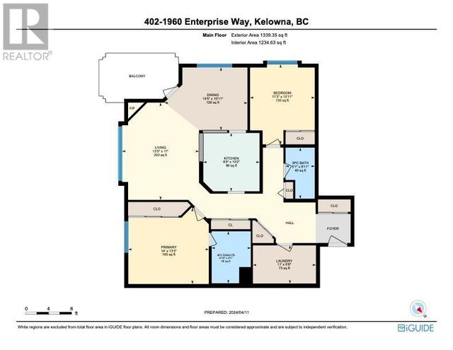 402 - 1960 Enterprise Way, Condo with 2 bedrooms, 2 bathrooms and 1 parking in Kelowna BC | Image 41