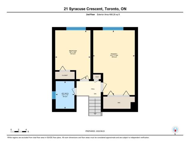21 Syracuse Cres, House semidetached with 4 bedrooms, 2 bathrooms and 3 parking in Toronto ON | Image 27