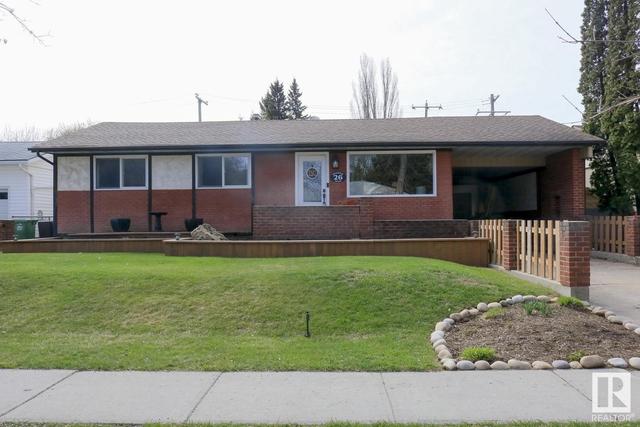 26 Grandville Av, House detached with 3 bedrooms, 2 bathrooms and null parking in St. Albert AB | Card Image