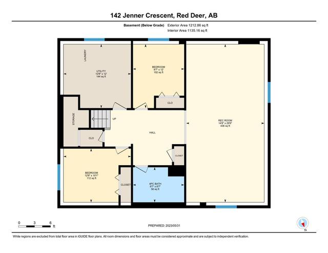 142 Jenner Crescent, House detached with 5 bedrooms, 3 bathrooms and 2 parking in Red Deer AB | Image 40