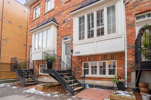 1449 Queen St E, House attached with 3 bedrooms, 3 bathrooms and 1 parking in Toronto ON | Image 1