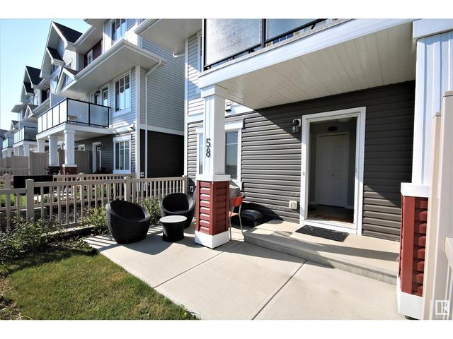 58 - 2905 141 St Sw, House attached with 3 bedrooms, 2 bathrooms and null parking in Edmonton AB | Card Image