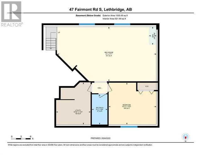 47 Fairmont Road S, House detached with 4 bedrooms, 3 bathrooms and 4 parking in Lethbridge AB | Image 38