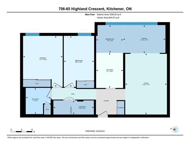706 - 65 Highland Cres, Condo with 2 bedrooms, 1 bathrooms and 1 parking in Kitchener ON | Image 17