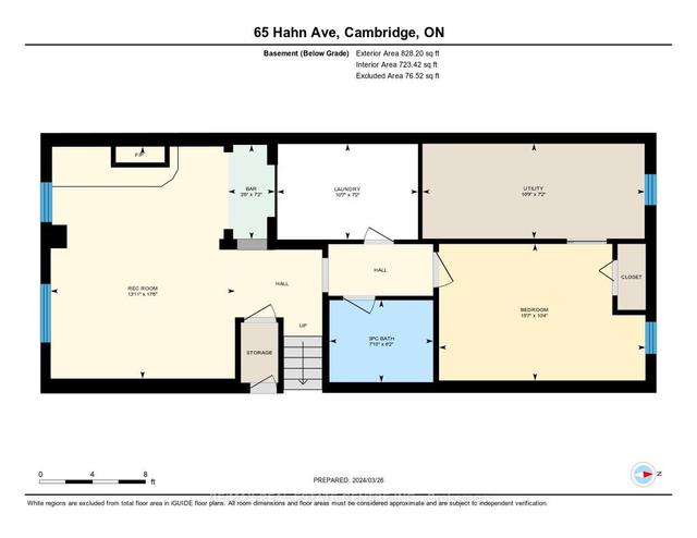 65 Hahn Ave, House detached with 2 bedrooms, 2 bathrooms and 5 parking in Cambridge ON | Image 31