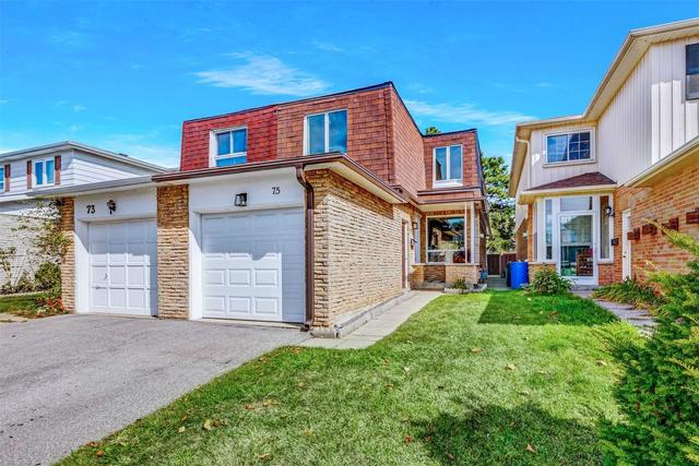 75 Hartleywood Dr, House semidetached with 3 bedrooms, 3 bathrooms and 3 parking in Toronto ON | Card Image
