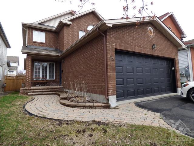 92 Borealis Crescent, House detached with 3 bedrooms, 3 bathrooms and 6 parking in Ottawa ON | Image 1