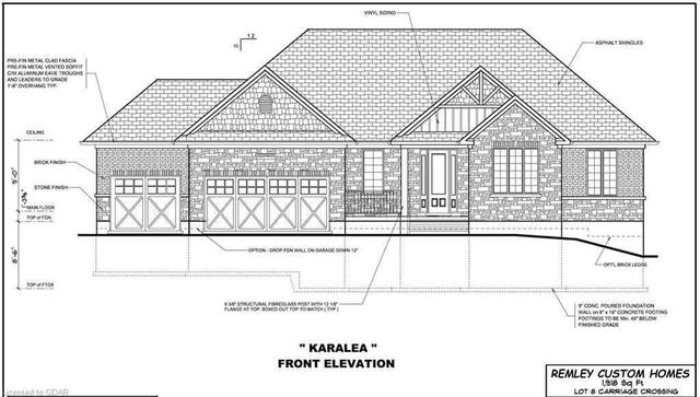 lot 9 Carriage Crossing, House detached with 3 bedrooms, 2 bathrooms and 6 parking in Mapleton ON | Image 3