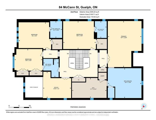 84 Mccann St, House detached with 5 bedrooms, 6 bathrooms and 4 parking in Guelph ON | Image 32