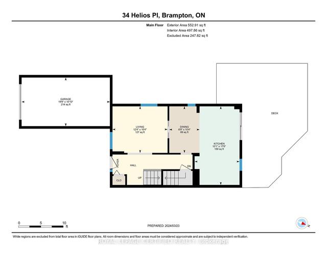 34 Helios Pl, House detached with 3 bedrooms, 2 bathrooms and 3 parking in Brampton ON | Image 28