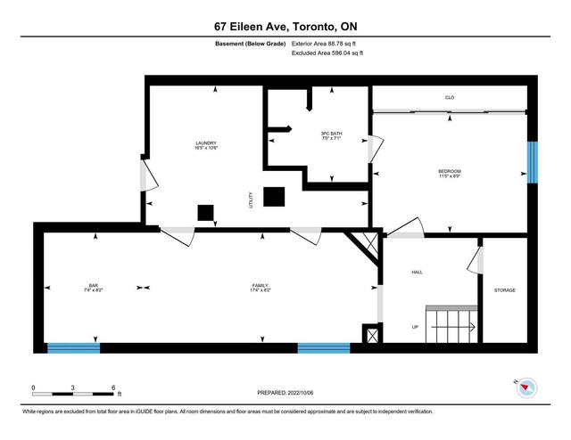 67 Eileen Ave, House detached with 2 bedrooms, 2 bathrooms and 2 parking in Toronto ON | Image 10