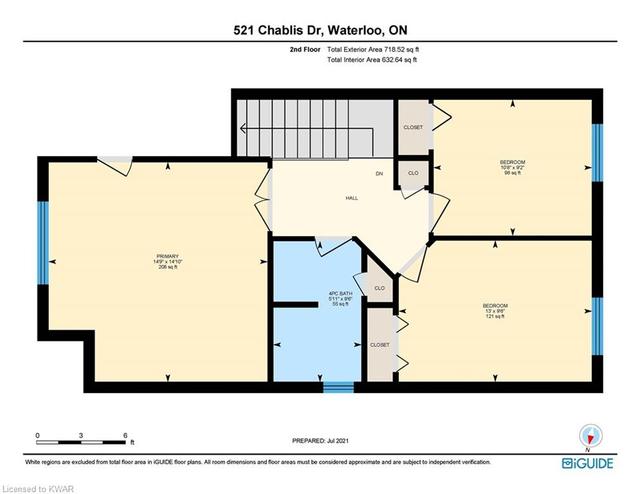 521 Chablis Drive, House detached with 3 bedrooms, 1 bathrooms and 3 parking in Waterloo ON | Image 33