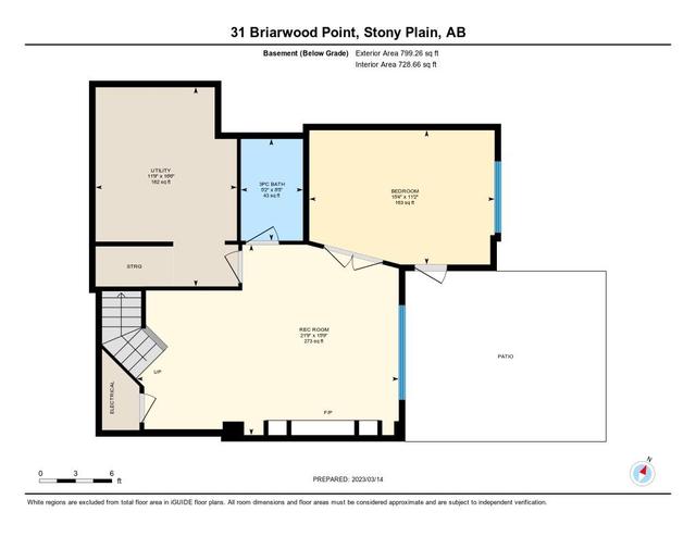 31 Briarwood Point, House detached with 4 bedrooms, 2 bathrooms and 6 parking in Stony Plain AB | Image 32