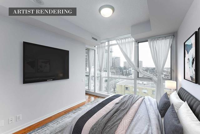 705 - 30 Canterbury Pl, Condo with 1 bedrooms, 1 bathrooms and 1 parking in Toronto ON | Image 3
