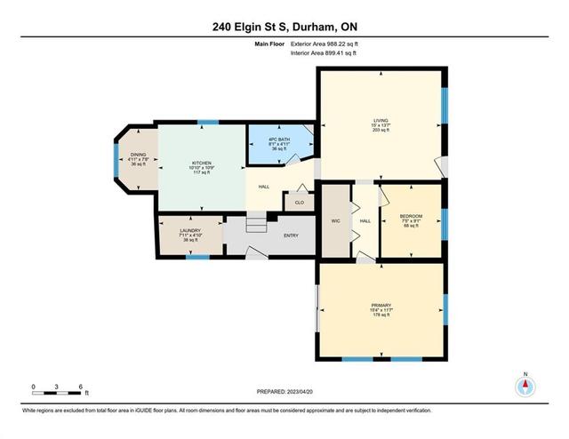 240 Elgin Street S, House detached with 2 bedrooms, 1 bathrooms and null parking in West Grey ON | Image 28