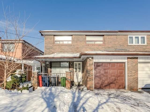 20 Fontainbleau Dr, House semidetached with 4 bedrooms, 4 bathrooms and 2 parking in Toronto ON | Image 1