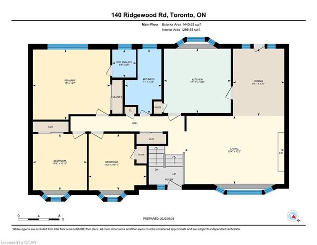 140 Ridgewood Road, House detached with 3 bedrooms, 1 bathrooms and 4 parking in Toronto ON | Image 48