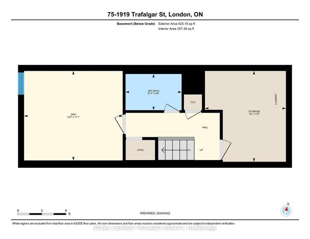 75 - 1919 Trafalgar St, Townhouse with 2 bedrooms, 2 bathrooms and 1 parking in London ON | Image 29
