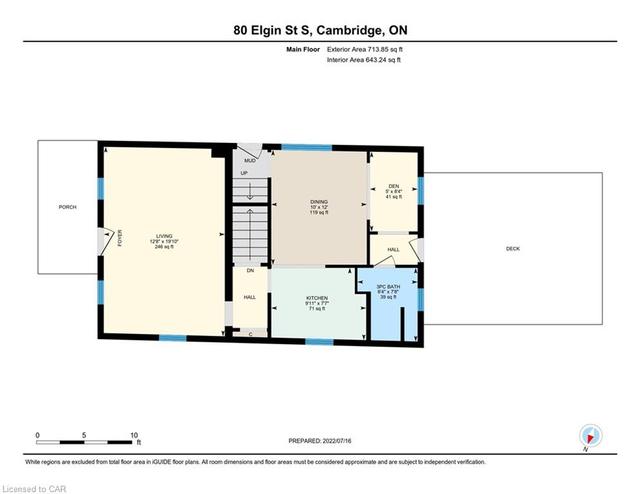 80 Elgin Street S, House detached with 3 bedrooms, 2 bathrooms and 7 parking in Cambridge ON | Image 19