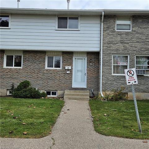 28 - 423 Westwood Drive, House attached with 3 bedrooms, 1 bathrooms and 1 parking in Kitchener ON | Card Image
