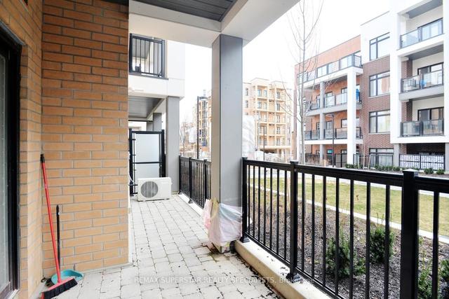 e-105 - 120 Canon Jackson Dr, Townhouse with 1 bedrooms, 1 bathrooms and 1 parking in Toronto ON | Image 9