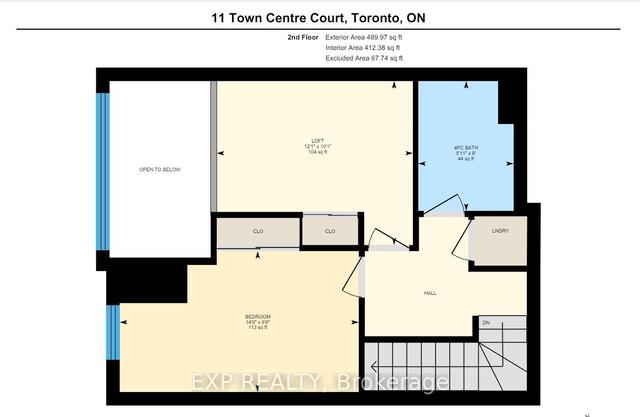 6 - 11 Town Centre Crt, Townhouse with 2 bedrooms, 2 bathrooms and 1 parking in Toronto ON | Image 32