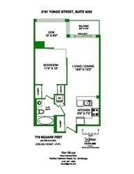 3603 - 2191 Yonge St, Condo with 1 bedrooms, 1 bathrooms and 1 parking in Toronto ON | Image 11