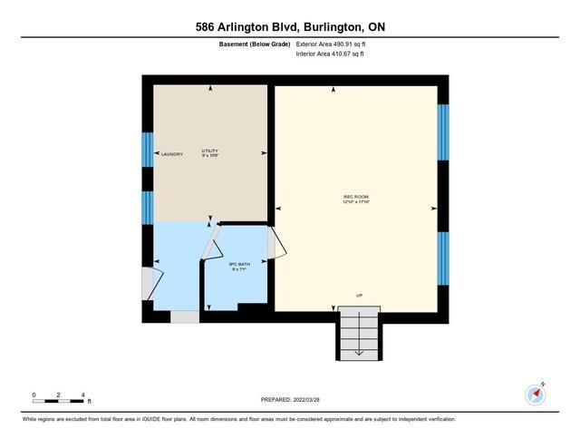 586 Arlington Blvd, House detached with 3 bedrooms, 2 bathrooms and 3 parking in Burlington ON | Image 35