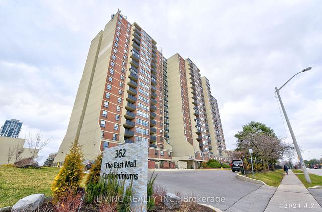 401 - 362 The East Mall, Condo with 2 bedrooms, 2 bathrooms and 1 parking in Toronto ON | Image 1