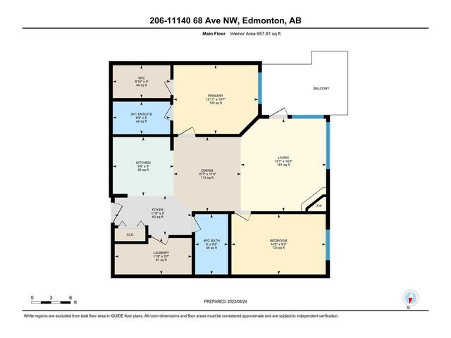 206 - 11140 68 Av Nw, Condo with 2 bedrooms, 2 bathrooms and 1 parking in Edmonton AB | Image 28