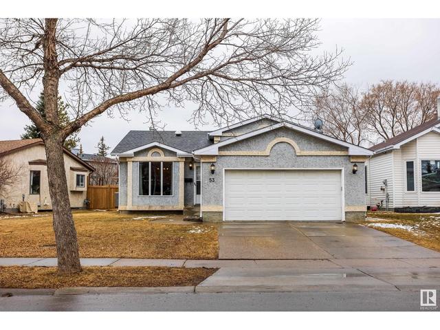53 Deerbourne Dr, House detached with 5 bedrooms, 3 bathrooms and 2 parking in St. Albert AB | Image 46
