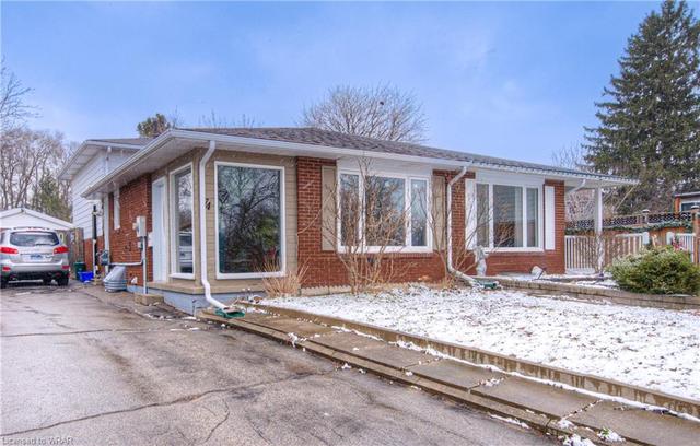 74 Markwood Drive, House semidetached with 4 bedrooms, 2 bathrooms and 3 parking in Kitchener ON | Image 1