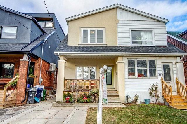 22 Sammon Ave, House semidetached with 3 bedrooms, 2 bathrooms and 1 parking in Toronto ON | Image 1