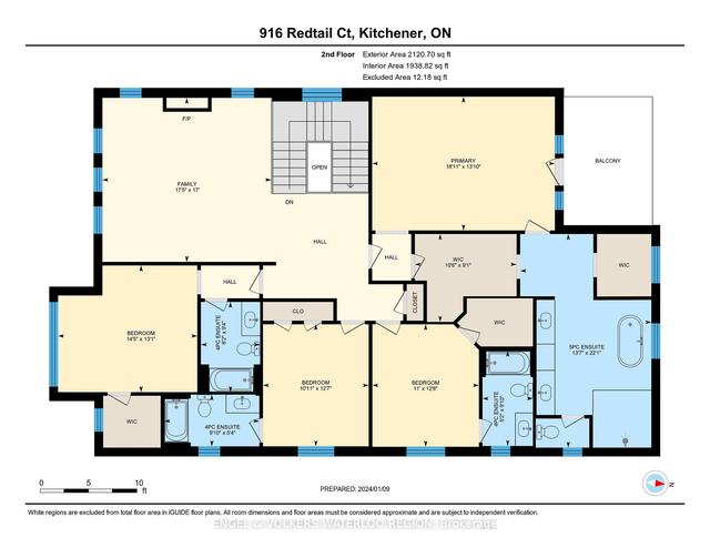 916 Redtail Crt, House detached with 4 bedrooms, 6 bathrooms and 5.5 parking in Kitchener ON | Image 33
