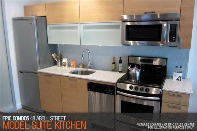 725 - 68 Abell St, Condo with 2 bedrooms, 1 bathrooms and null parking in Toronto ON | Image 4