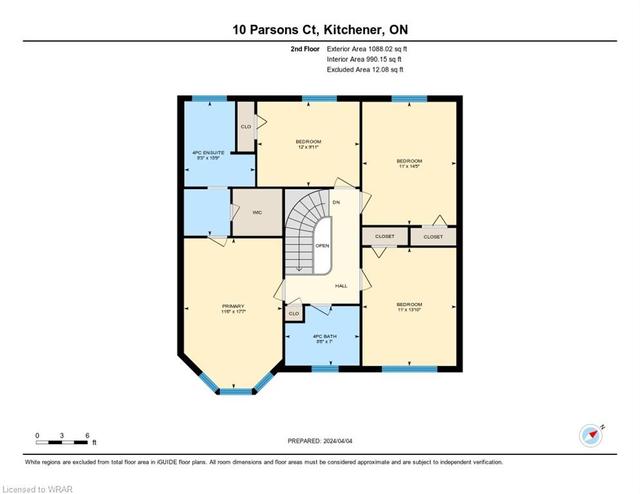 10 Parsons Court, House detached with 4 bedrooms, 3 bathrooms and 6 parking in Kitchener ON | Image 44