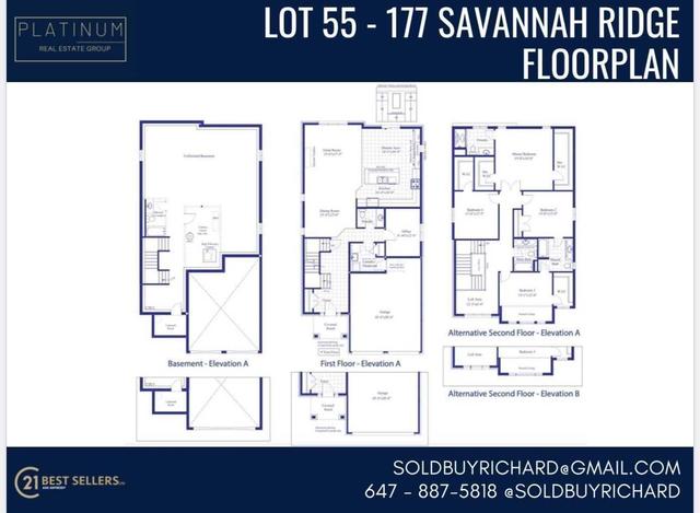 lot 55 - 177 Savannah Ridge Dr, House detached with 4 bedrooms, 4 bathrooms and 4 parking in Brant ON | Image 2