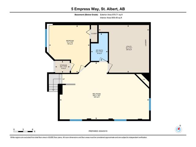 5 Empress Wy, House detached with 4 bedrooms, 3 bathrooms and 4 parking in St. Albert AB | Image 37