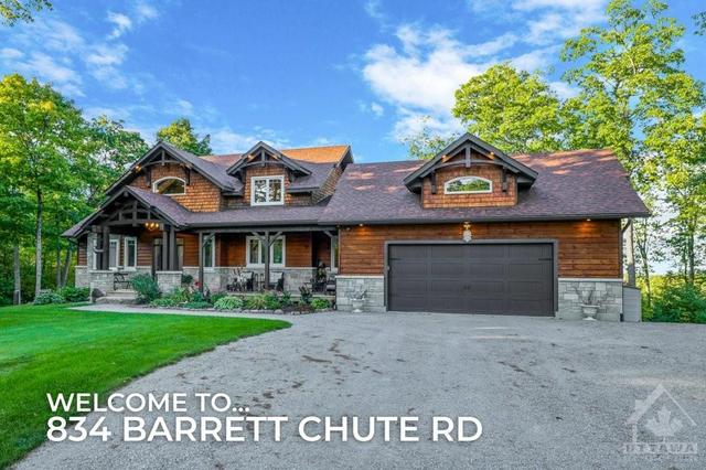 834 Barrett Chute Road, House detached with 4 bedrooms, 4 bathrooms and 10 parking in Greater Madawaska ON | Image 1