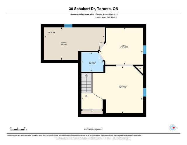 30 Schubert Dr, House detached with 4 bedrooms, 3 bathrooms and 4 parking in Toronto ON | Image 35