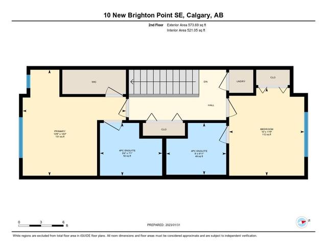 10 New Brighton Point Se, Home with 2 bedrooms, 2 bathrooms and 3 parking in Calgary AB | Image 26