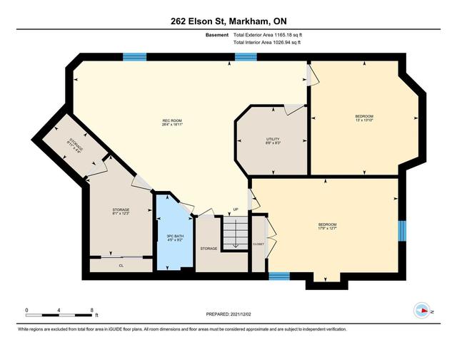 262 Elson St, House detached with 4 bedrooms, 4 bathrooms and 5 parking in Markham ON | Image 28