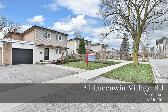 31 Greenwin Village Rd, House detached with 4 bedrooms, 2 bathrooms and 3 parking in Toronto ON | Image 1