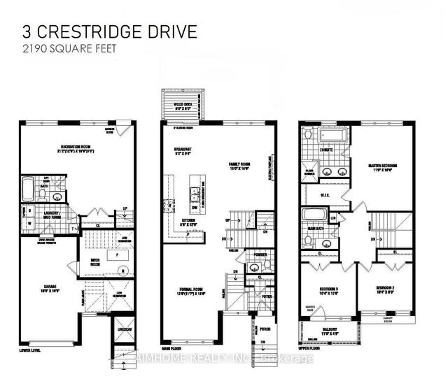 3 Crestridge Dr, House attached with 3 bedrooms, 4 bathrooms and 2 parking in Vaughan ON | Image 12