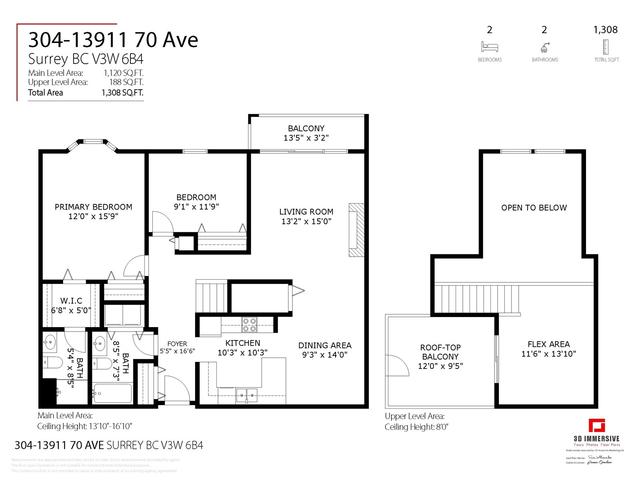 304 - 13911 70th Avenue, Condo with 2 bedrooms, 2 bathrooms and 2 parking in Surrey BC | Image 33