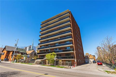 706 - 81 Charlton Avenue E, Condo with 1 bedrooms, 1 bathrooms and null parking in Hamilton ON | Card Image