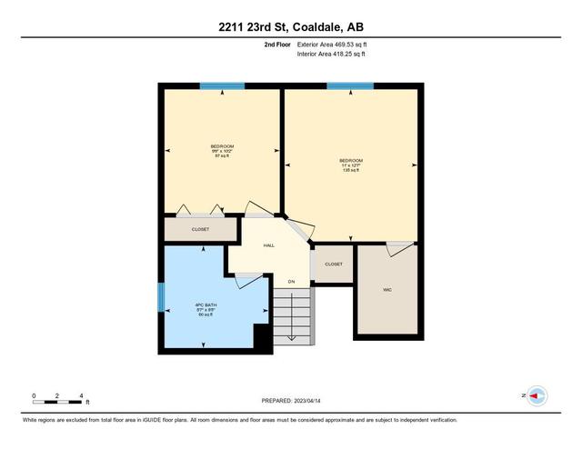 2211 23 Street, House detached with 4 bedrooms, 2 bathrooms and 2 parking in Coaldale AB | Image 23