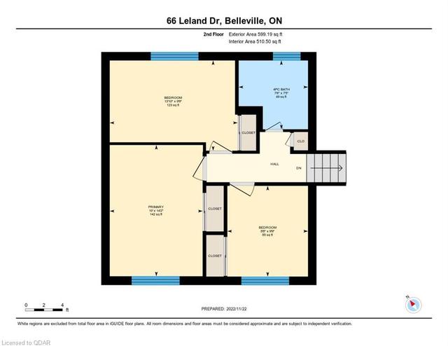 66 Leland Drive, House detached with 3 bedrooms, 1 bathrooms and null parking in Belleville ON | Image 22