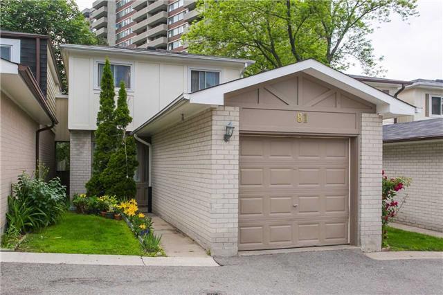 81 Plum Tree Way, Townhouse with 4 bedrooms, 2 bathrooms and 1 parking in Toronto ON | Image 1
